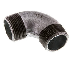 R 1 1/4'' Male Zinc plated Cast iron 90 deg Elbow Fitting 25 Bar