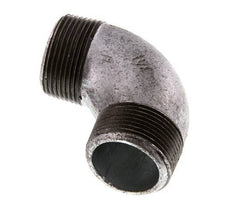 R 1 1/4'' Male Zinc plated Cast iron 90 deg Elbow Fitting 25 Bar