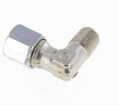 R 1/4'' Macho x 8S Codo de 90 grados de acero galvanizado 630 Bar DIN 2353