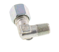 R 1/4'' Macho x 8S Codo de 90 grados de acero galvanizado 630 Bar DIN 2353