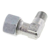 R 1/4'' Macho x 12L Codo de acero galvanizado de 90 grados 315 Bar DIN 2353