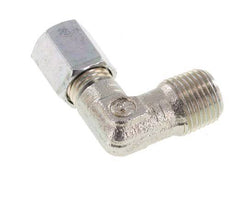 R 1/8'' Macho x 4LL Codo de 90 grados de acero galvanizado 100 Bar DIN 2353