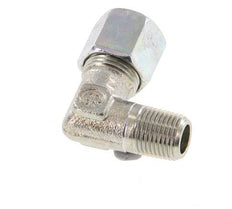 R 1/8'' Macho x 8LL Codo de 90 grados de acero galvanizado 100 Bar DIN 2353