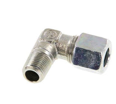 R 1/8'' Macho x 8LL Codo de 90 grados de acero galvanizado 100 Bar DIN 2353