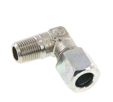 R 1/8'' Macho x 8LL Codo de 90 grados de acero galvanizado 100 Bar DIN 2353