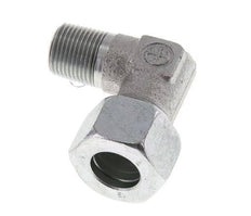 R 3/8'' Macho x 15L Codo de acero galvanizado de 90 grados 315 Bar DIN 2353