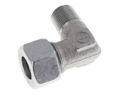 R 3/8'' Macho x 15L Codo de acero galvanizado de 90 grados 315 Bar DIN 2353