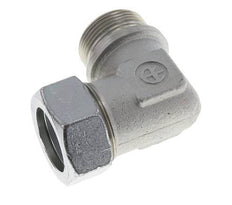 G 1 1/4'' Macho x 35L Codo de 90 grados de acero galvanizado 160 Bar DIN 2353