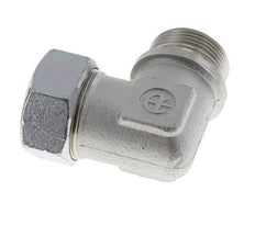 G 1 1/4'' Macho x 35L Codo de 90 grados de acero galvanizado 160 Bar DIN 2353