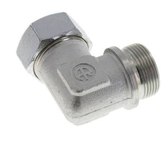 G 1 1/4'' Macho x 35L Codo de 90 grados de acero galvanizado 160 Bar DIN 2353