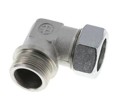 G 1 1/4'' Macho x 35L Codo de 90 grados de acero galvanizado 160 Bar DIN 2353