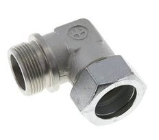 G 1 1/4'' Macho x 35L Codo de 90 grados de acero galvanizado 160 Bar DIN 2353