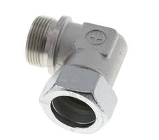 G 1 1/4'' Macho x 35L Codo de 90 grados de acero galvanizado 160 Bar DIN 2353