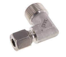 R 1/2'' Macho x 8L Codo de 90 grados de acero inoxidable 315 Bar DIN 2353