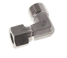 R 1/2'' Macho x 12L Codo de 90 grados de acero inoxidable 315 Bar DIN 2353