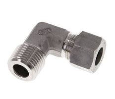 R 1/2'' Macho x 12L Codo de 90 grados de acero inoxidable 315 Bar DIN 2353