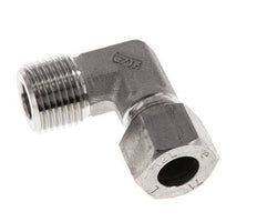 R 1/2'' Macho x 12L Codo de 90 grados de acero inoxidable 315 Bar DIN 2353
