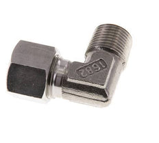 R 1/2'' Macho x 14S Codo de 90 grados de acero inoxidable 630 Bar DIN 2353