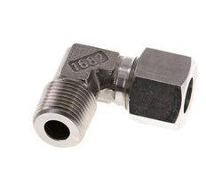 R 1/2'' Macho x 14S Codo de 90 grados de acero inoxidable 630 Bar DIN 2353