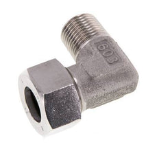 R 1/2'' Macho x 18L Codo de 90 grados de acero inoxidable 315 Bar DIN 2353