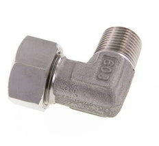 R 1/2'' Macho x 18L Codo de 90 grados de acero inoxidable 315 Bar DIN 2353