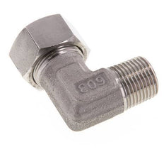 R 1/2'' Macho x 18L Codo de 90 grados de acero inoxidable 315 Bar DIN 2353