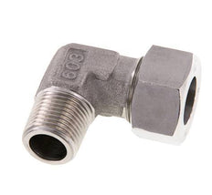 R 1/2'' Macho x 18L Codo de 90 grados de acero inoxidable 315 Bar DIN 2353