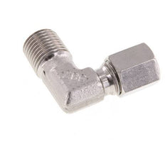 R 1/4'' Macho x 6L Codo de 90 grados de acero inoxidable 315 Bar DIN 2353