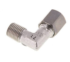 R 1/4'' Macho x 6S Codo de 90 grados de acero inoxidable 630 Bar DIN 2353