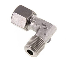 R 1/4'' Macho x 8L Codo de 90 grados de acero inoxidable 315 Bar DIN 2353