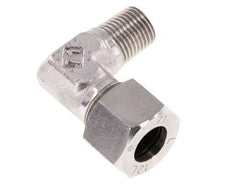 R 1/4'' Macho x 12L Codo de 90 grados de acero inoxidable 315 Bar DIN 2353
