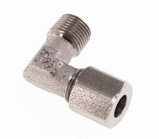 R 1/8'' Macho x 6LL Codo de 90 grados de acero inoxidable 100 Bar DIN 2353