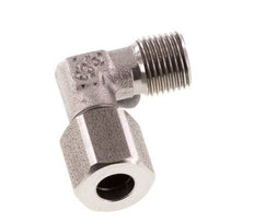 R 1/8'' Macho x 6LL Codo de 90 grados de acero inoxidable 100 Bar DIN 2353