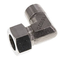 G 3/4'' Macho x 22L Codo de 90 grados de acero inoxidable 160 Bar DIN 2353
