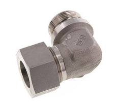G 1 1/4'' Macho x 30S Codo de 90 grados de acero inoxidable 400 Bar DIN 2353
