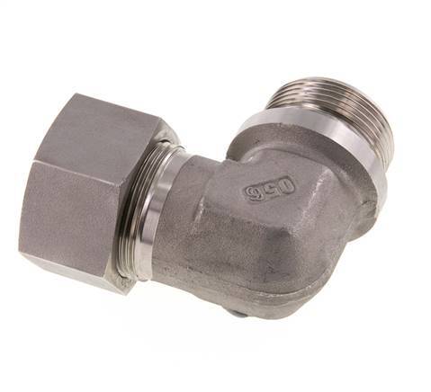 G 1 1/4'' Macho x 30S Codo de 90 grados de acero inoxidable 400 Bar DIN 2353