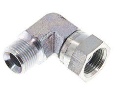 G 3/8'' M/F Codo de 90 grados de acero galvanizado 325 Bar - Hidráulico