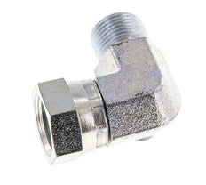 G 3/8'' M/F Codo de 90 grados de acero galvanizado 325 Bar - Hidráulico