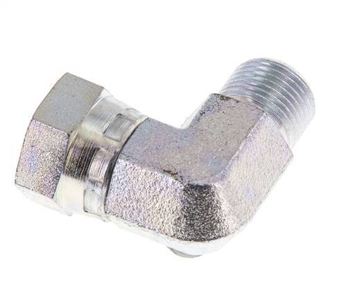 G 3/8'' M/F Codo de 90 grados de acero galvanizado 325 Bar - Hidráulico