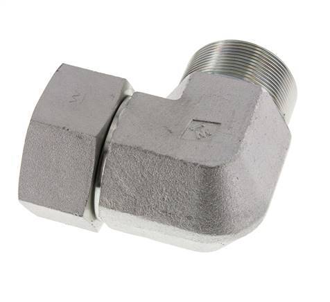 G 2'' M/F Codo de 90 grados de acero galvanizado 75 Bar - Hidráulico