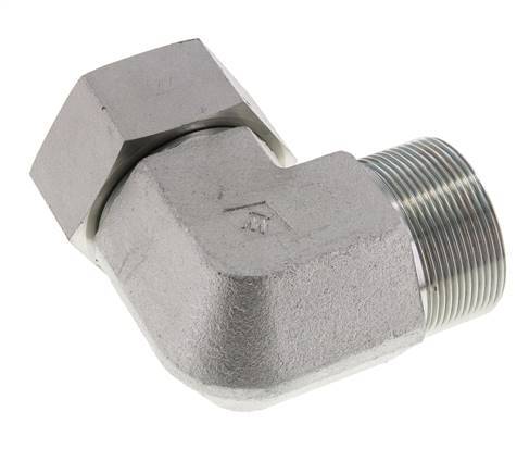 G 2'' M/F Codo de 90 grados de acero galvanizado 75 Bar - Hidráulico