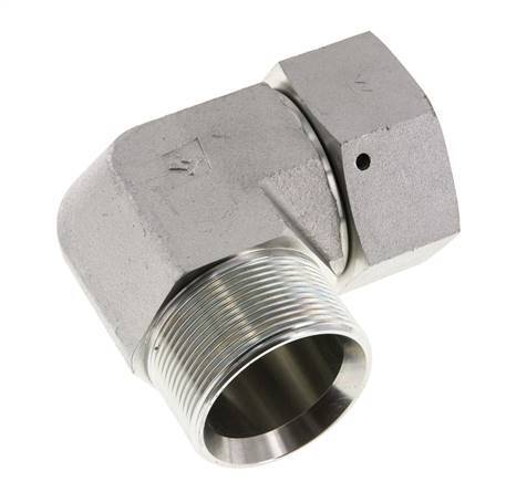 G 2'' M/F Codo de 90 grados de acero galvanizado 75 Bar - Hidráulico