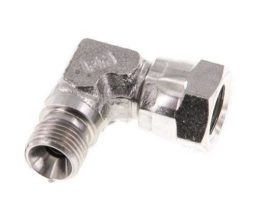 G 1/8'' M/F Codo de 90 grados de acero inoxidable 475 Bar - Hidráulico