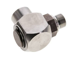 G 3/8'' M/F Codo de acero inoxidable de 90 grados Junta giratoria de alta presión 400 Bar - Hidráulica