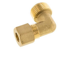 R 1/2'' Macho x 10mm Codo de latón de 90º de compresión 95 Bar DIN EN 1254-2