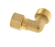 R 1/2'' Macho x 10mm Codo de latón de 90º de compresión 95 Bar DIN EN 1254-2