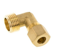 R 1/2'' Macho x 10mm Codo de latón de 90º de compresión 95 Bar DIN EN 1254-2