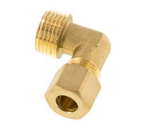 R 1/2'' Macho x 10mm Codo de latón de 90º de compresión 95 Bar DIN EN 1254-2