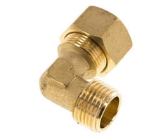 R 1/2'' Macho x 16mm Codo de latón de 90 grados de compresión 76 Bar DIN EN 1254-2