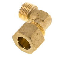 R 1/2'' Macho x 16mm Codo de latón de 90 grados de compresión 76 Bar DIN EN 1254-2
